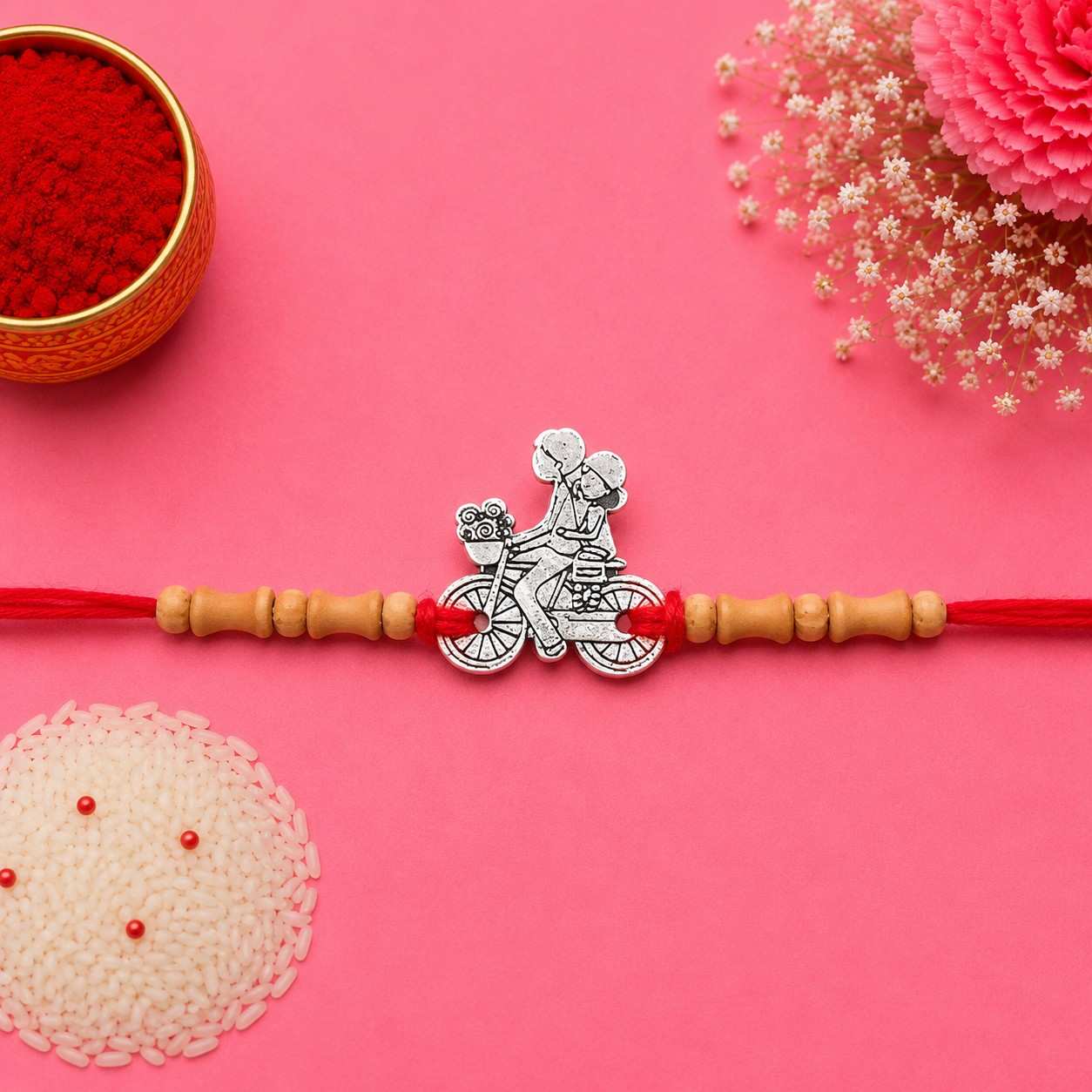 Brother Sister Cycle Rakhi - 1