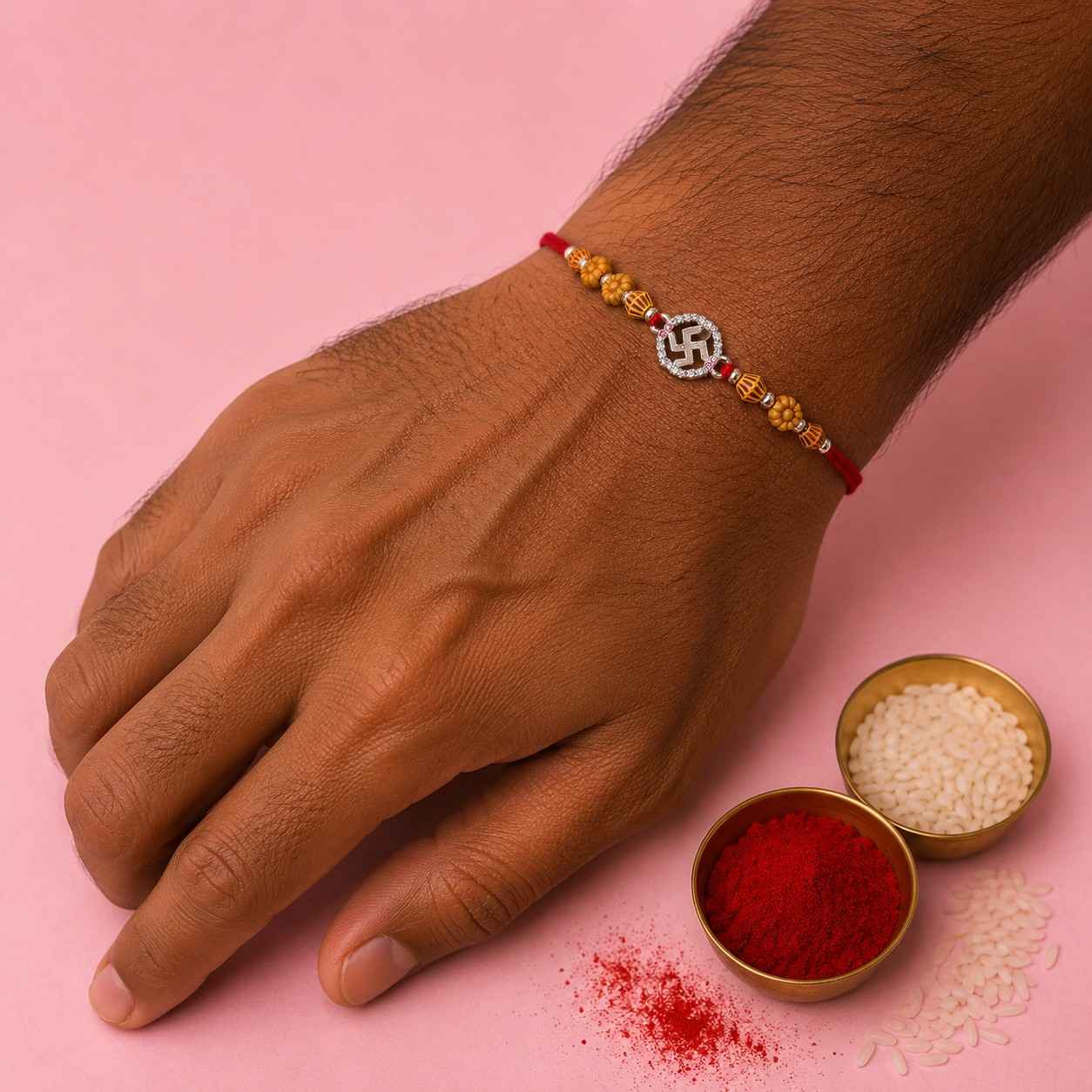 Quadra Bloom Blue Rakhi