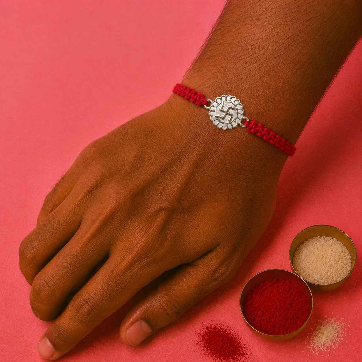 Centric Swastik Rakhi
