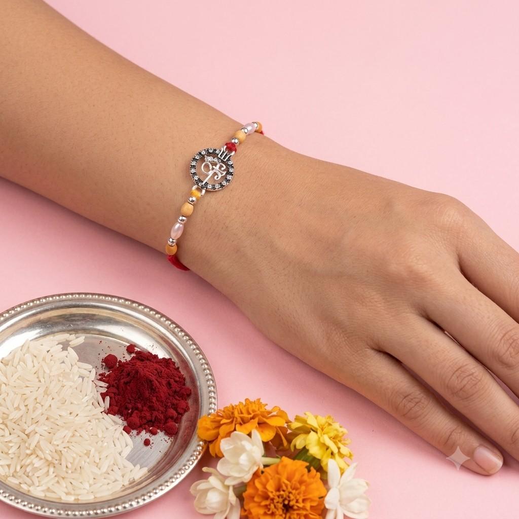 Flower Ring Shiv Rakhi