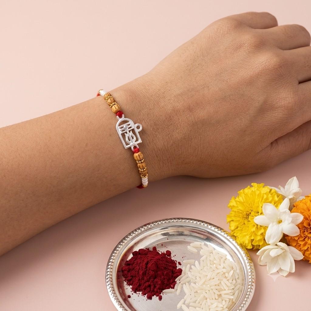 Trishul Shivling Rakhi - 1