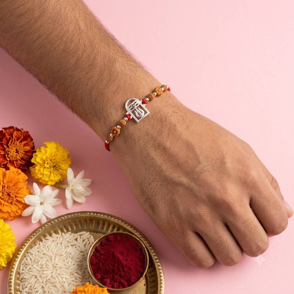 Trishul Shivling Rakhi