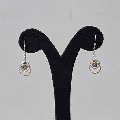 Rosé Halo Earrings