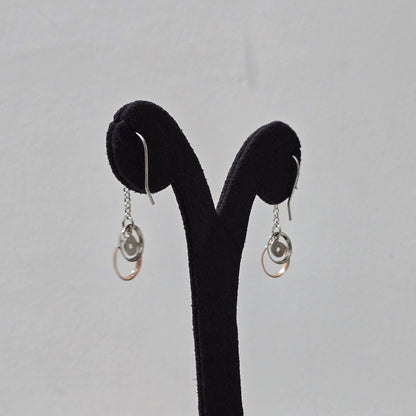 Rosé Halo Earrings