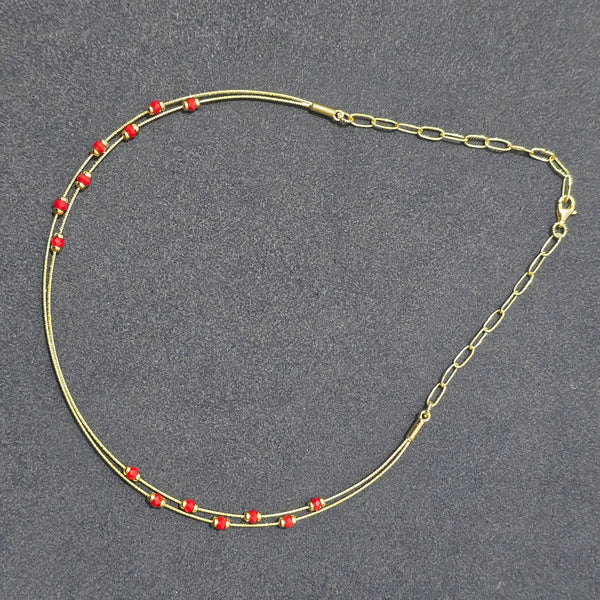 Red Dew Blossom Chain