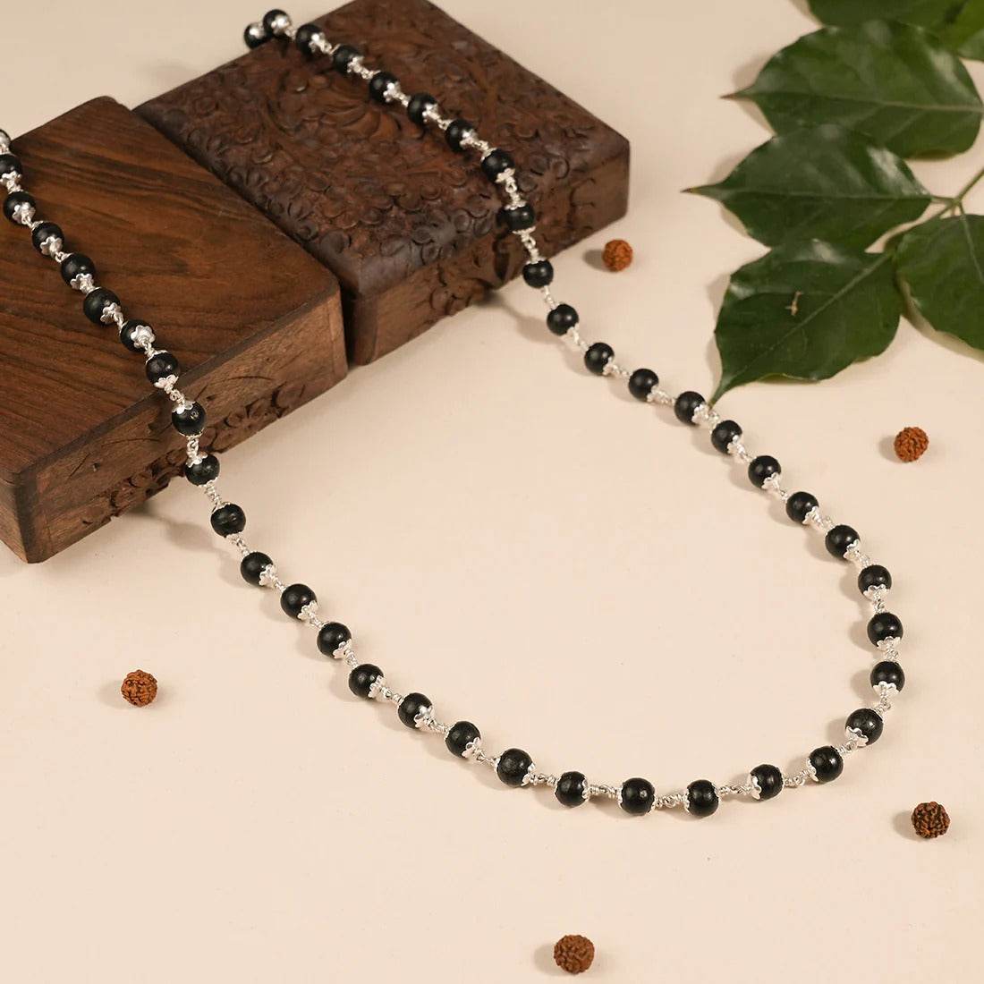 Karungali Mala (Bead Size: 6-7 mm) - Mayuri Silver House