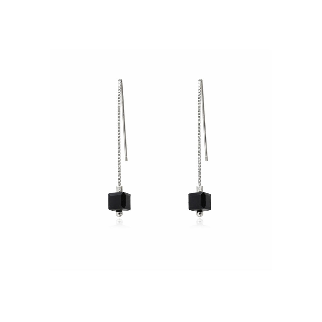 Black Axis Earrings