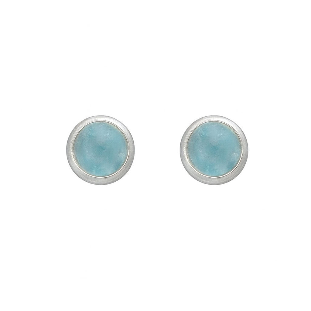 Celeste Round Studs