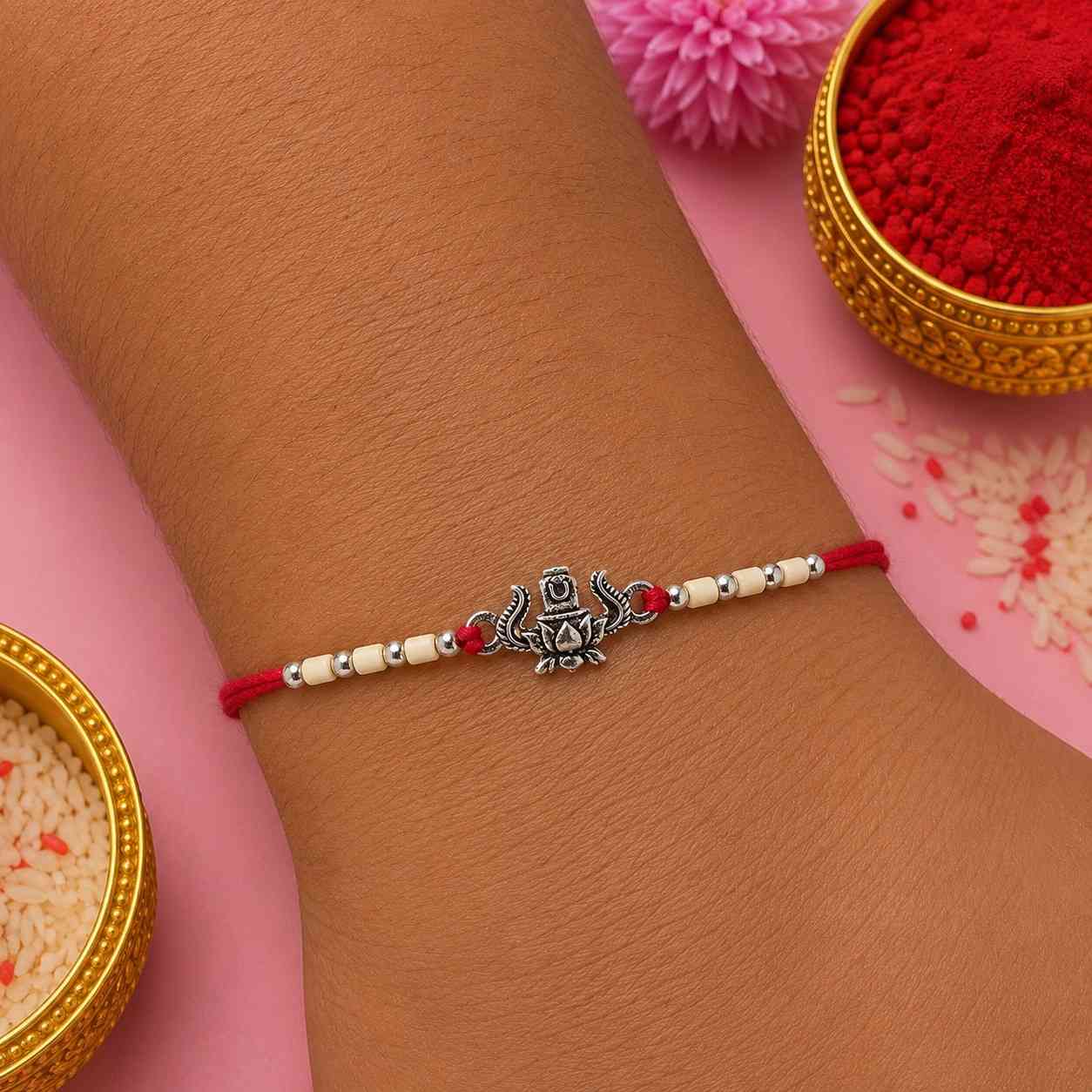 Lotus Lingam Rakhi