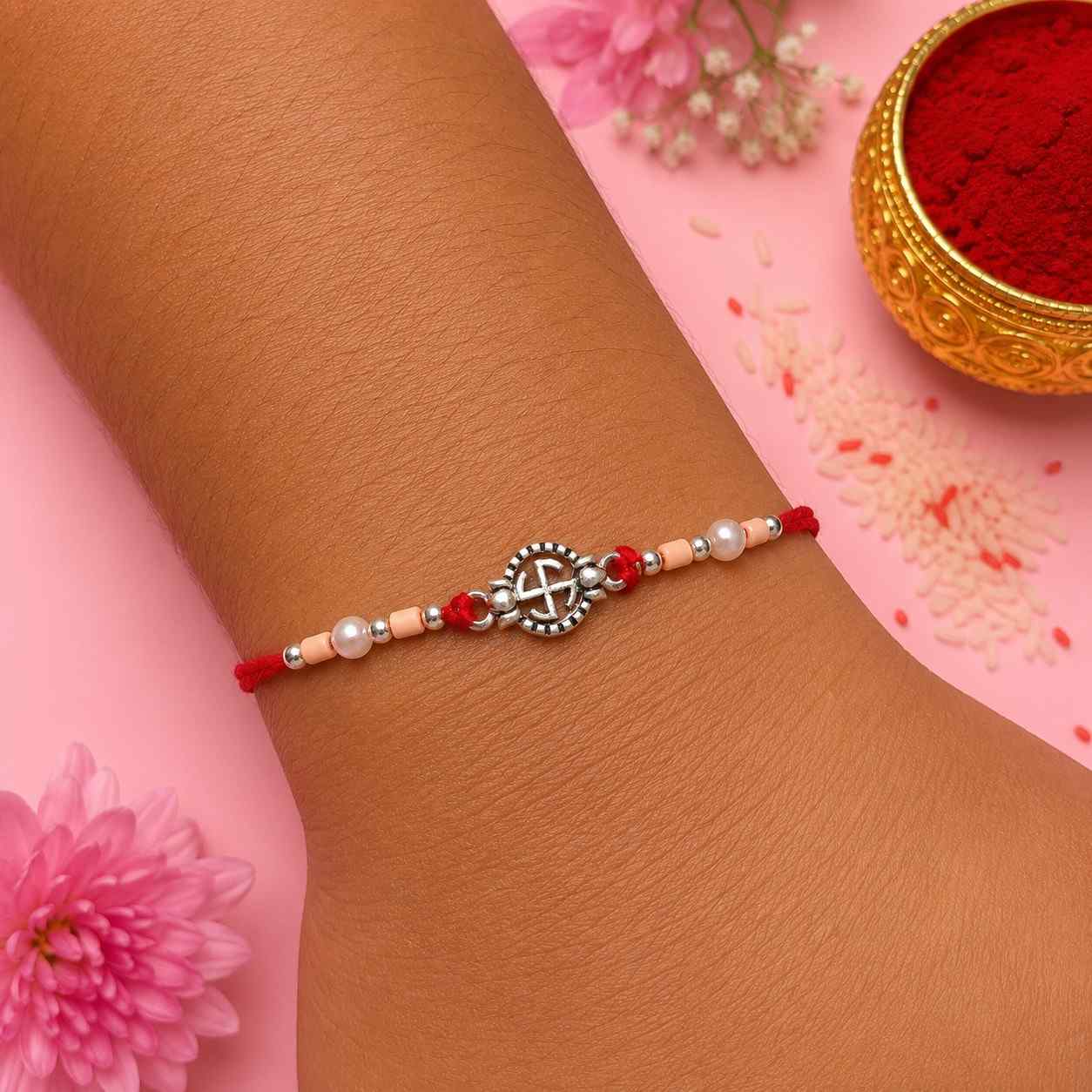 Swastik Chakra Rakhi