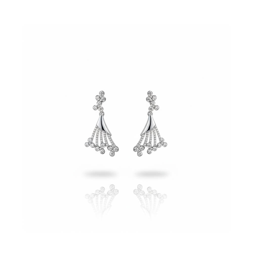 Classic Flower Drop Earrings