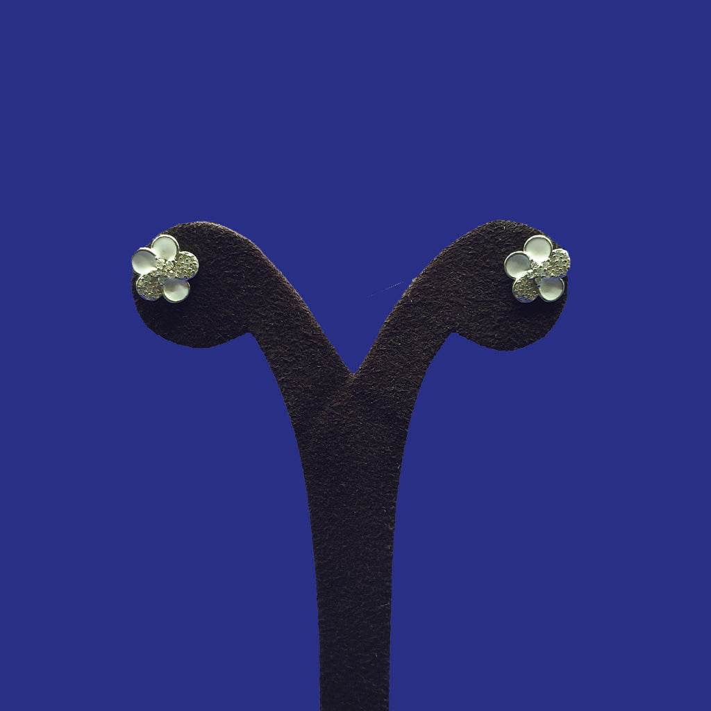 Petal Crest Studs - Mayuri Silver House