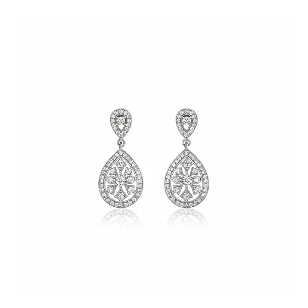Flora Teardrop Earrings