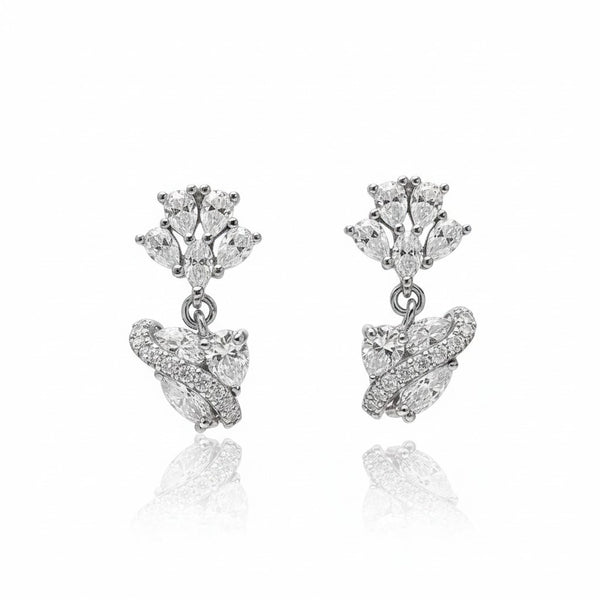 Eternal Heart Petal Earrings