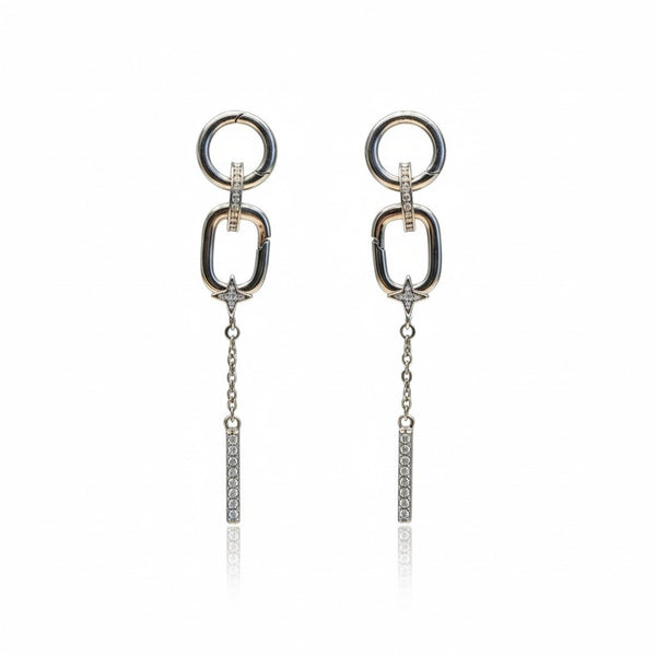 Orbit Chain Earrings