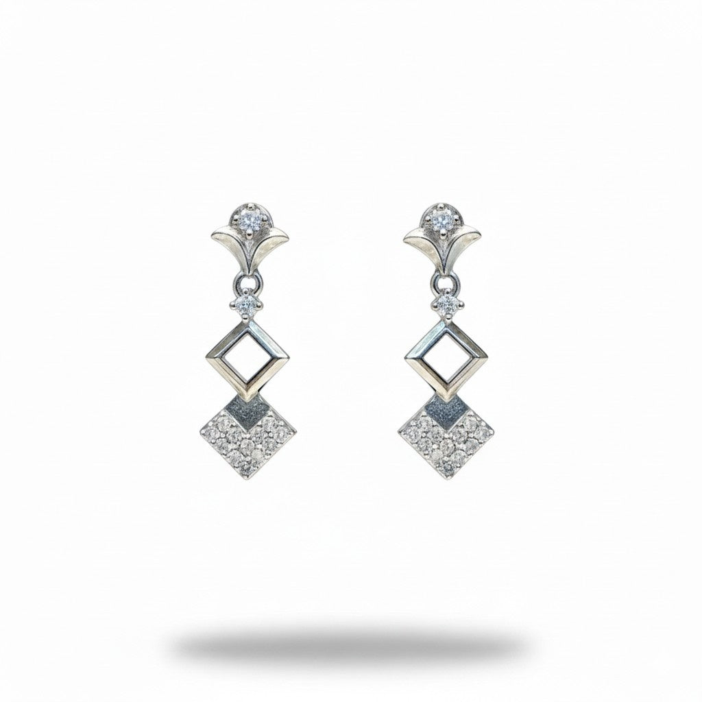 Diva Square Earrings