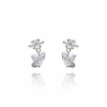 Crystal Wing Earrings