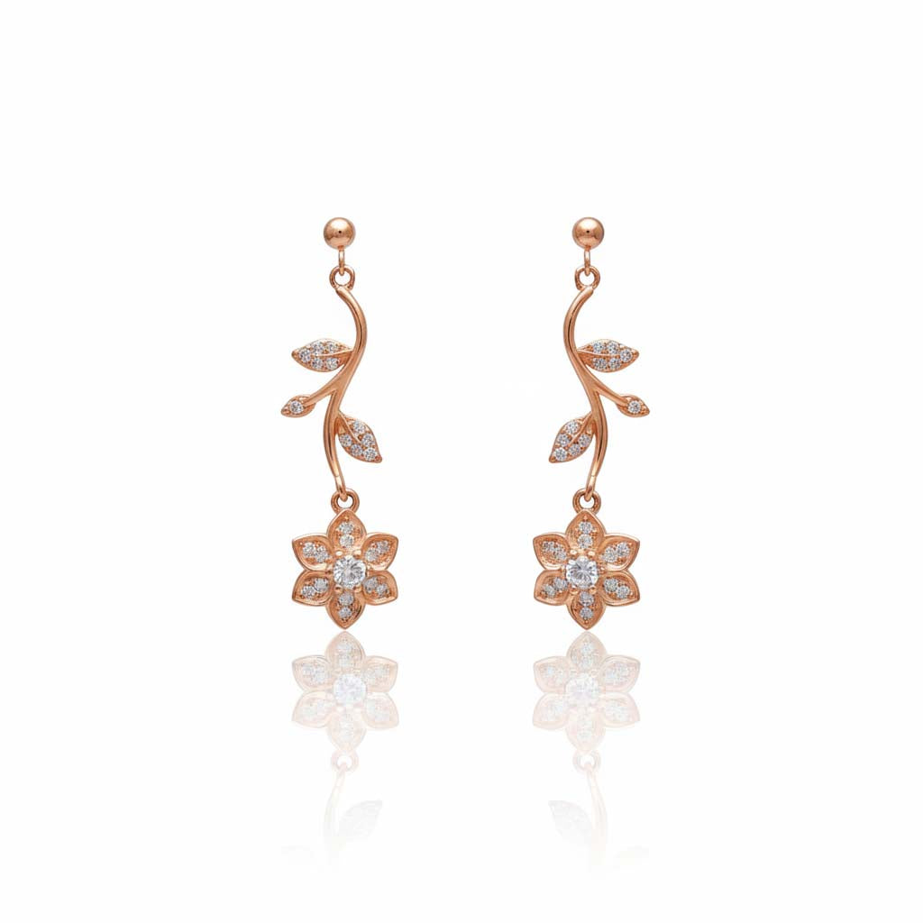Glimmering Leaf Studs