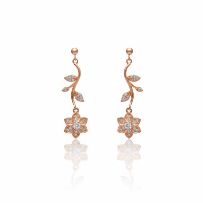 Glimmering Leaf Studs