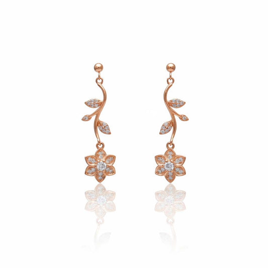 Glimmering Leaf Studs