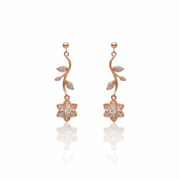 Glimmering Leaf Studs