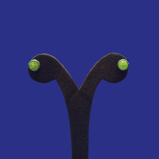 Emerald Aura Studs - Mayuri Silver House