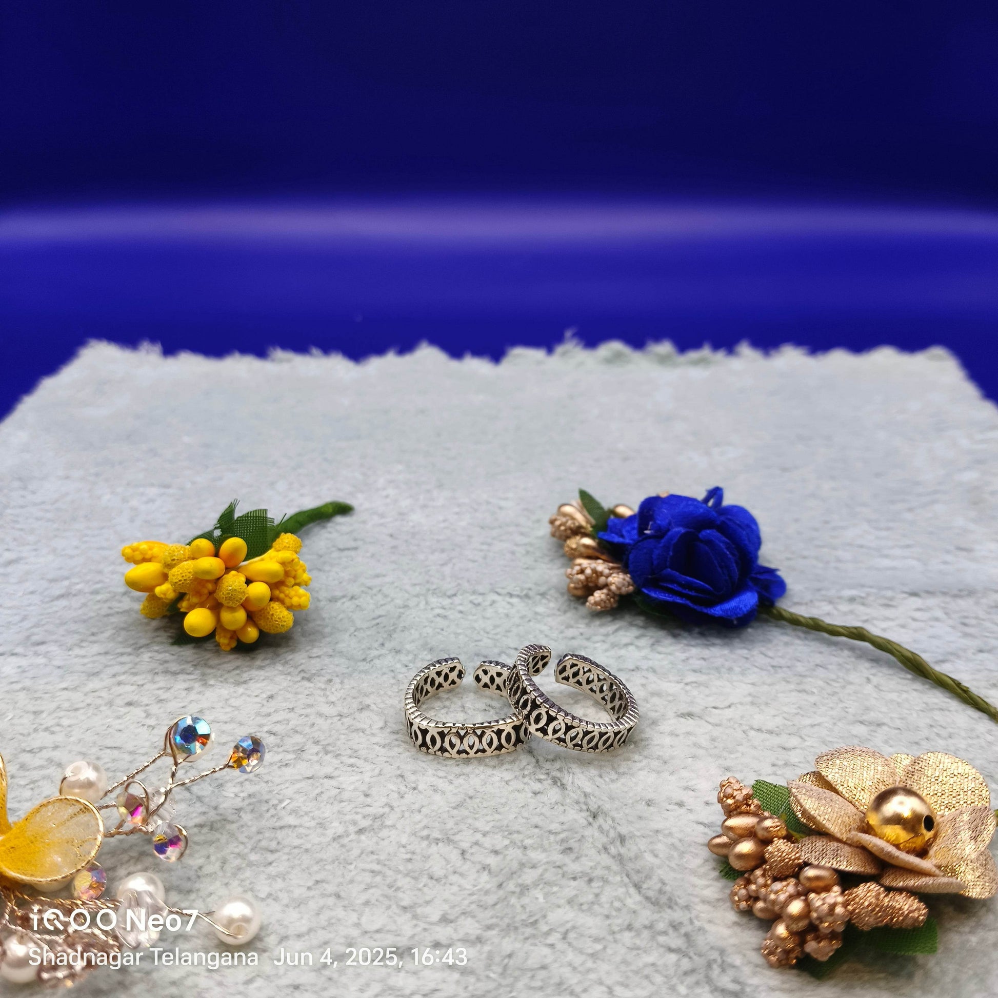 Vintage Veil Toe Rings - Mayuri Silver House