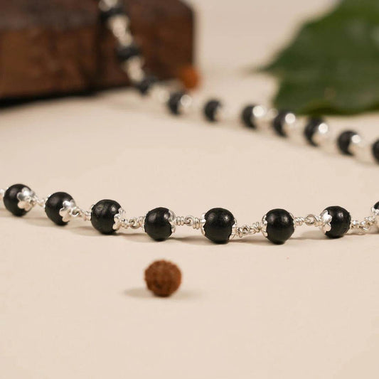 Karungali Mala (Bead Size: 6-7 mm) - Mayuri Silver House