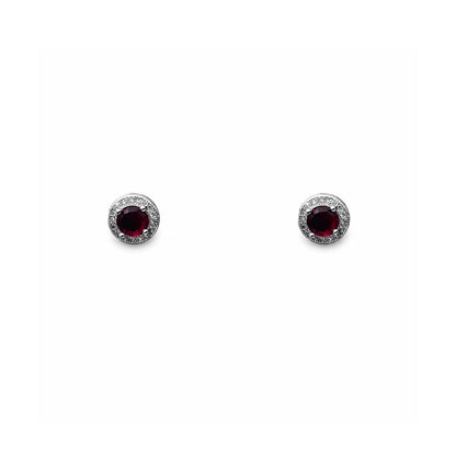 Luna Ruby Studs