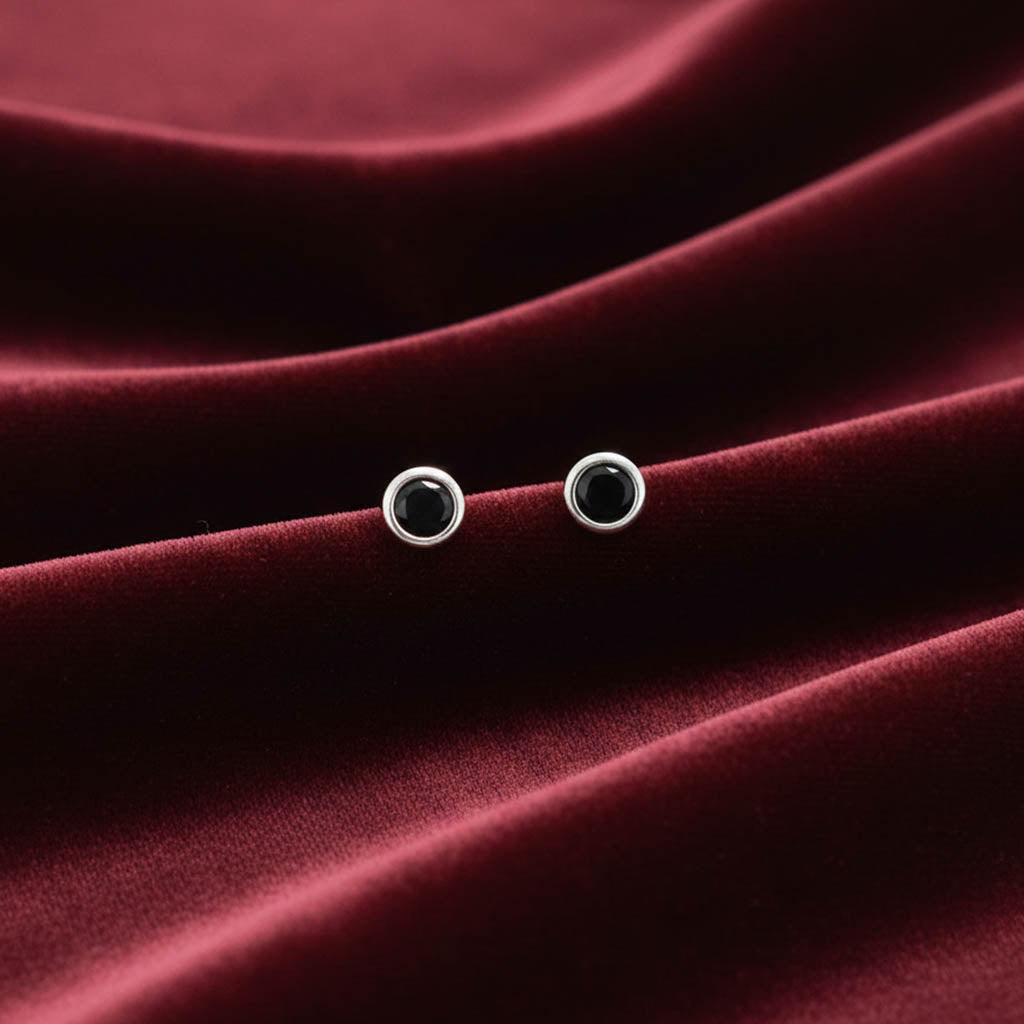Midnight Bloom Studs