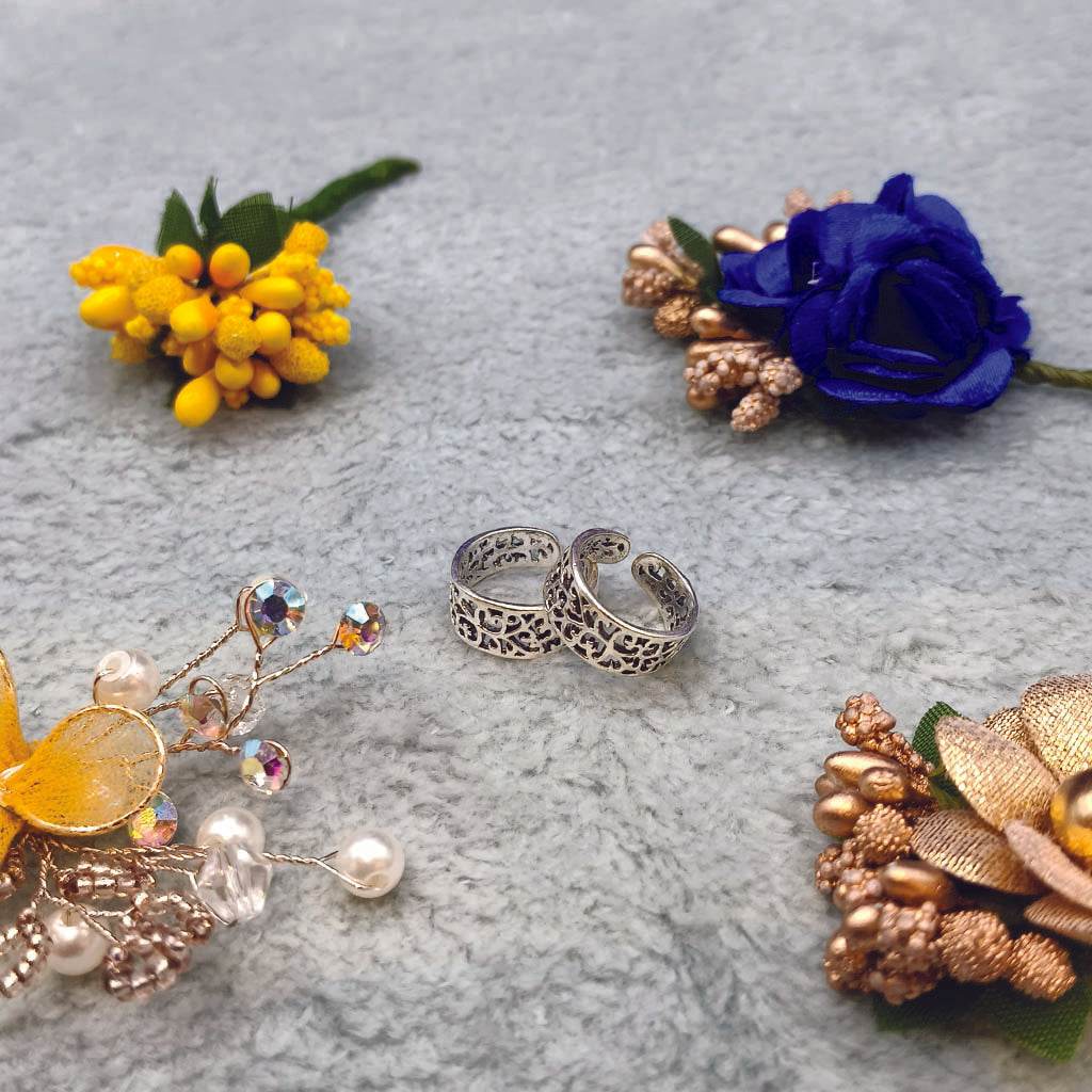 Mystic Maze Toerings - Mayuri Silver House