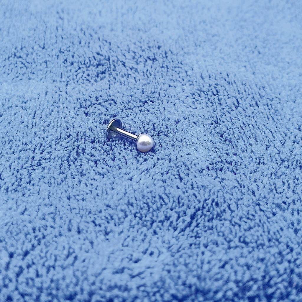 Pearl Balance Studs - Mayuri Silver House