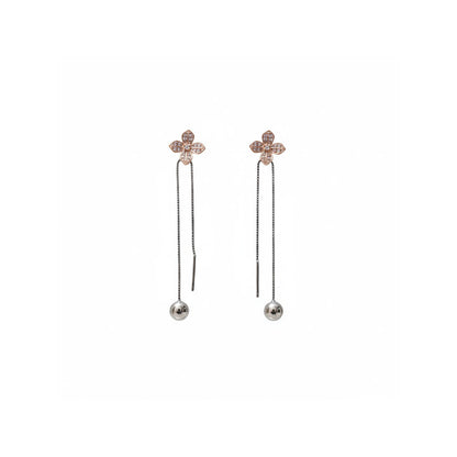 Petal Grace Chain Earrings