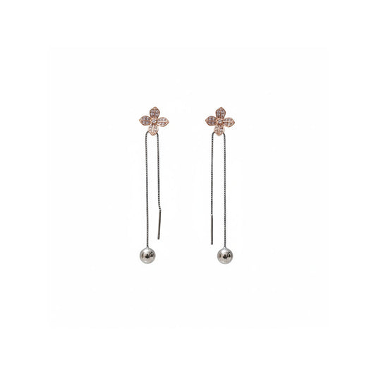 Petal Grace Chain Earrings