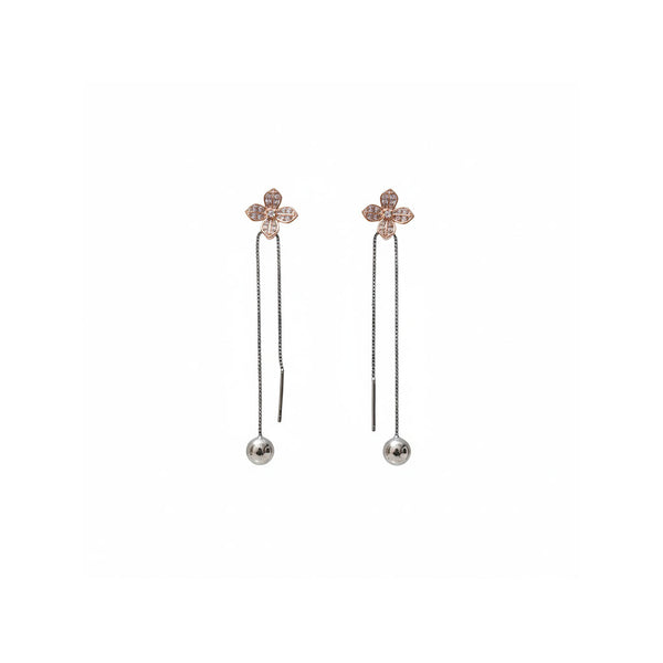 Petal Grace Chain Earrings