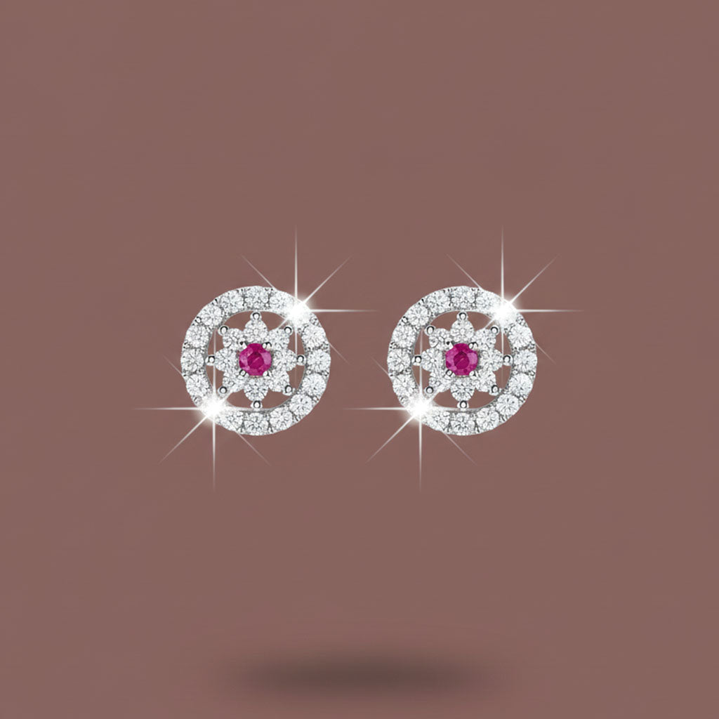 PinkVeil Studs