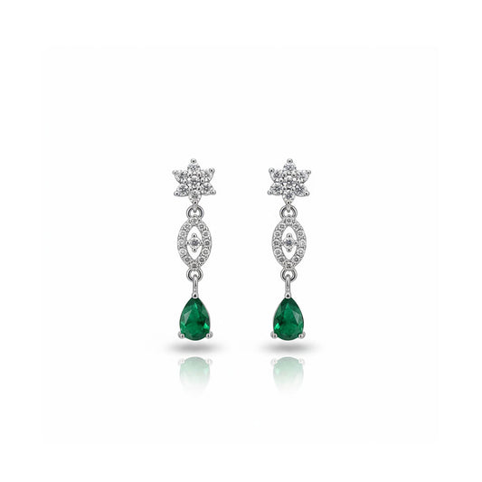 Premium Green Stone Earrings