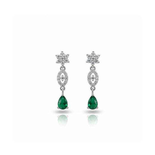 Premium Green Stone Earrings