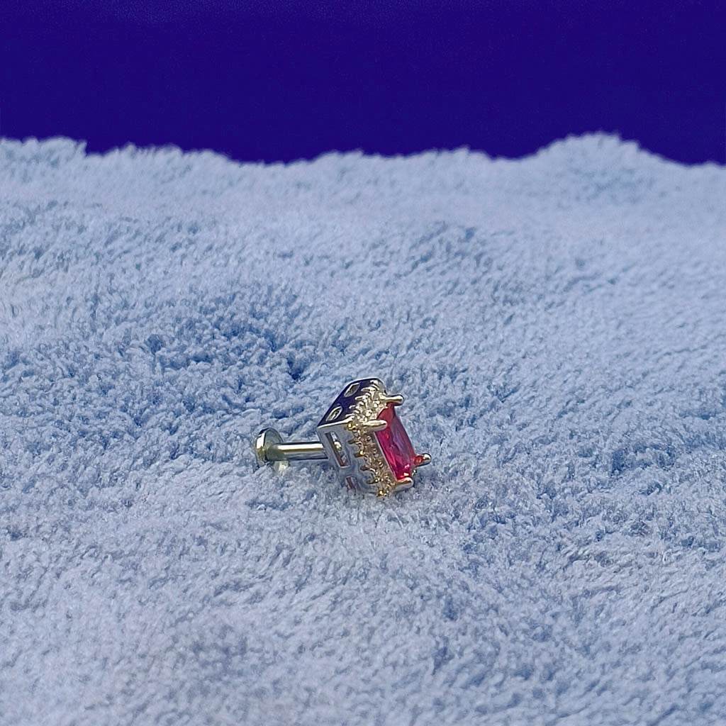 Scarlet Luxe Studs - Mayuri Silver House