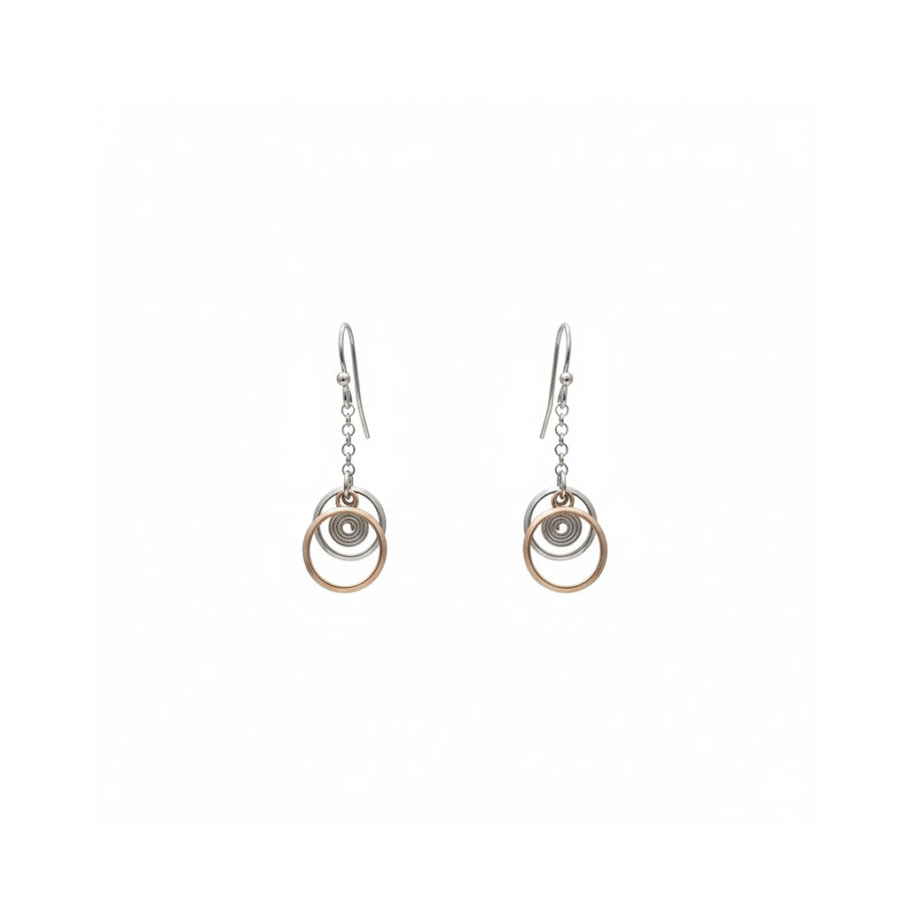 Rosé Halo Earrings