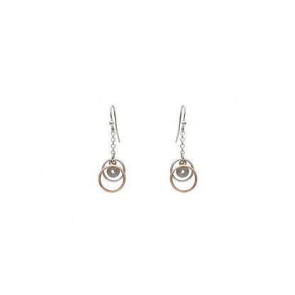 Rosé Halo Earrings
