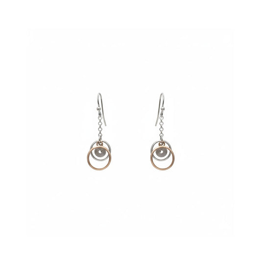 Rosé Halo Earrings