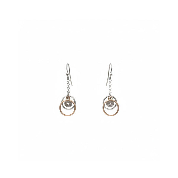 Rosé Halo Earrings