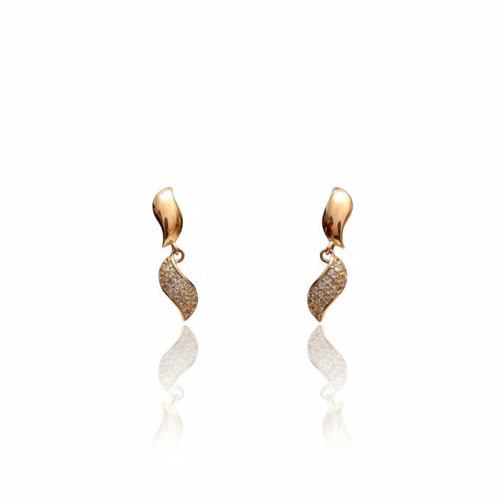 Rose Wing Earrings