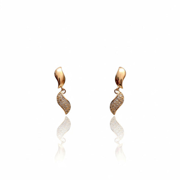 Rose Wing Earrings