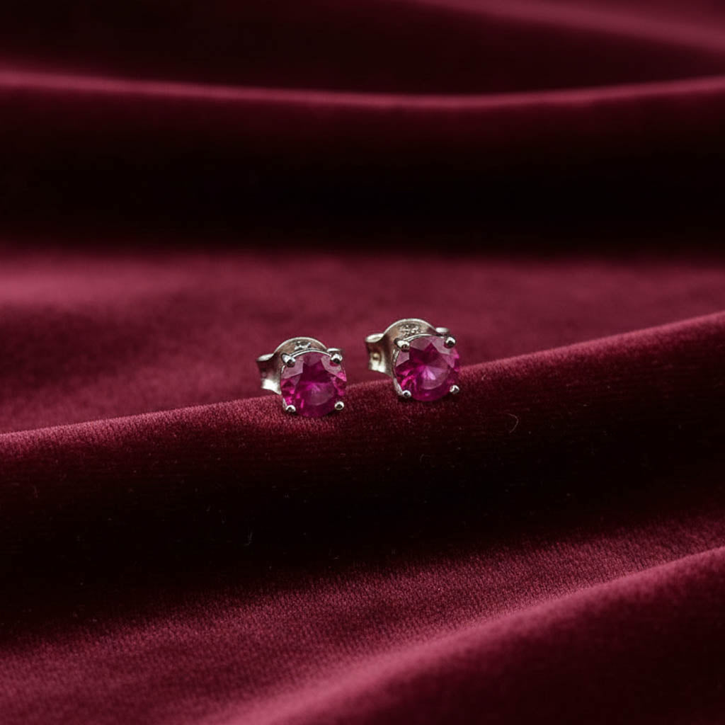 Ruby Gleam Studs