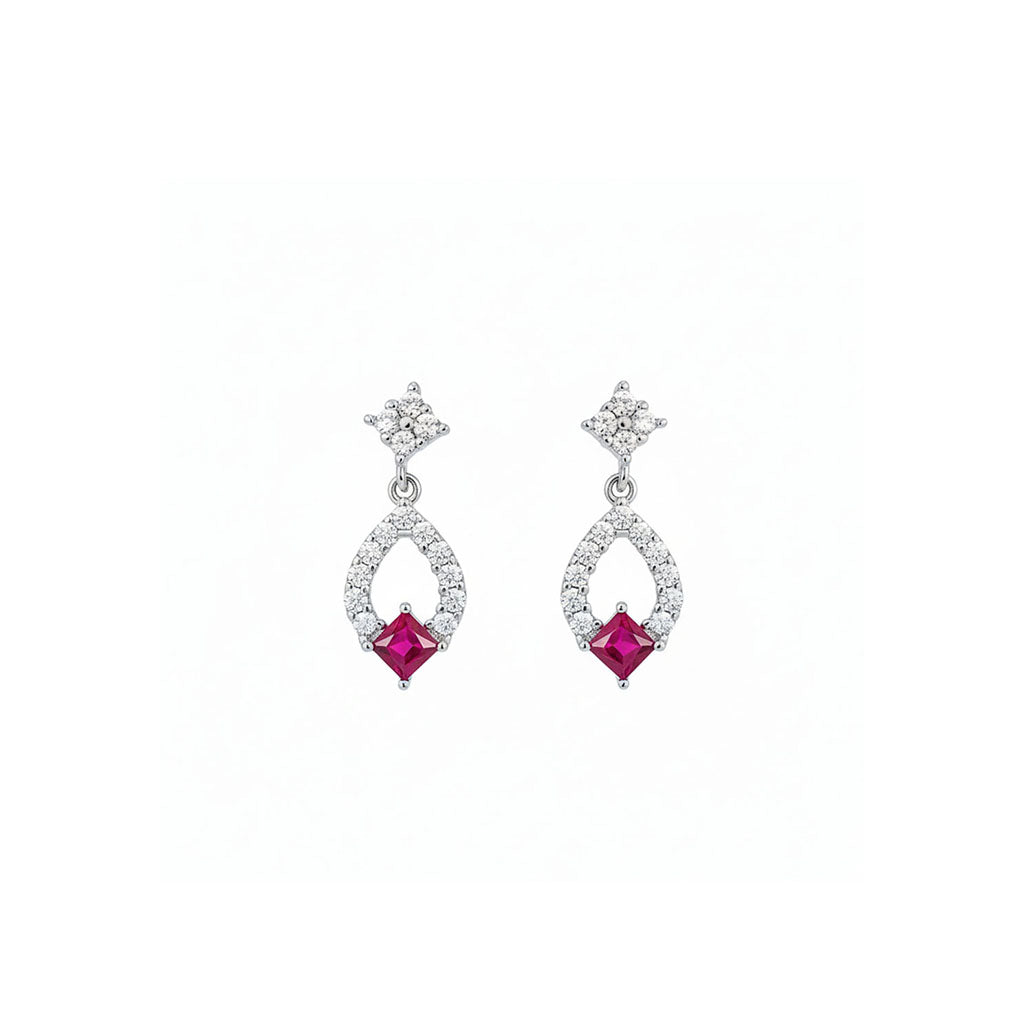 Ruby Glow Danglers