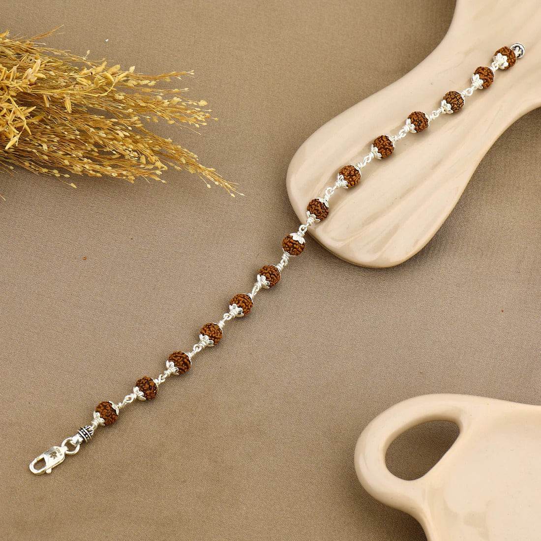 Rudraksha Bracelet 6-7 mm - Mayuri Silver House