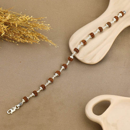 Rudraksha Bracelet 6-7 mm - Mayuri Silver House