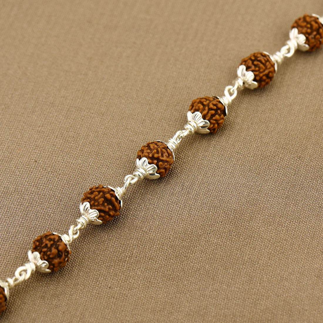 Rudraksha Bracelet 6-7 mm - Mayuri Silver House